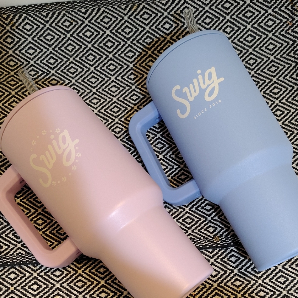 Swig Pink and Blue Insulated Tumblers